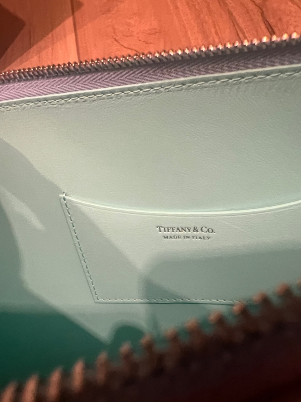 Tiffany & Co. Leather Portfolio in Signature Tiffany Blue